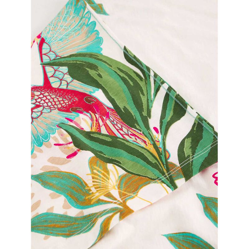 White Stuff Nelly Print Notch Neck Tee image number 2